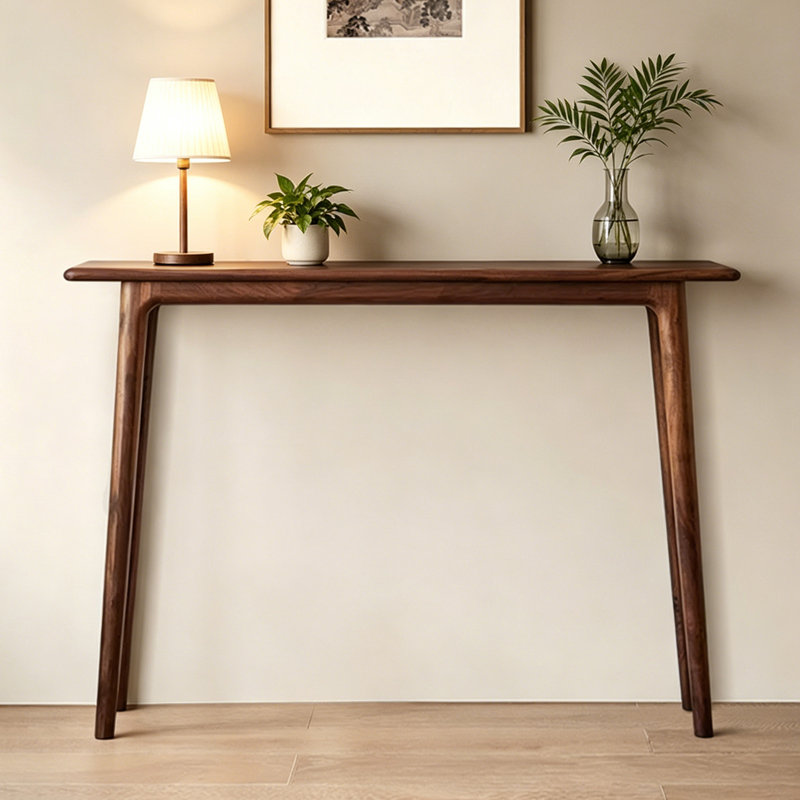 Console de style chinois simple, H 32,3 po x l 55,1 po x P 13,8 po