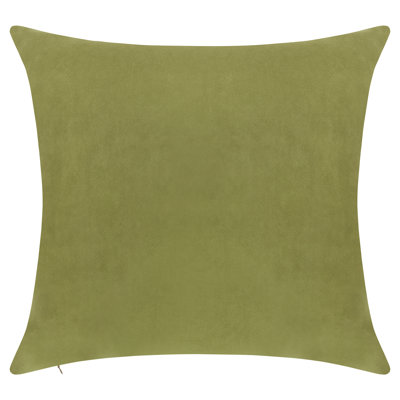 Housse de coussin en velours Delara 20 x 20, paquet de 1 - Housse de coussin décoratif avec fermeture à glissière cachée pour canapé, canapé et chambre à coucher