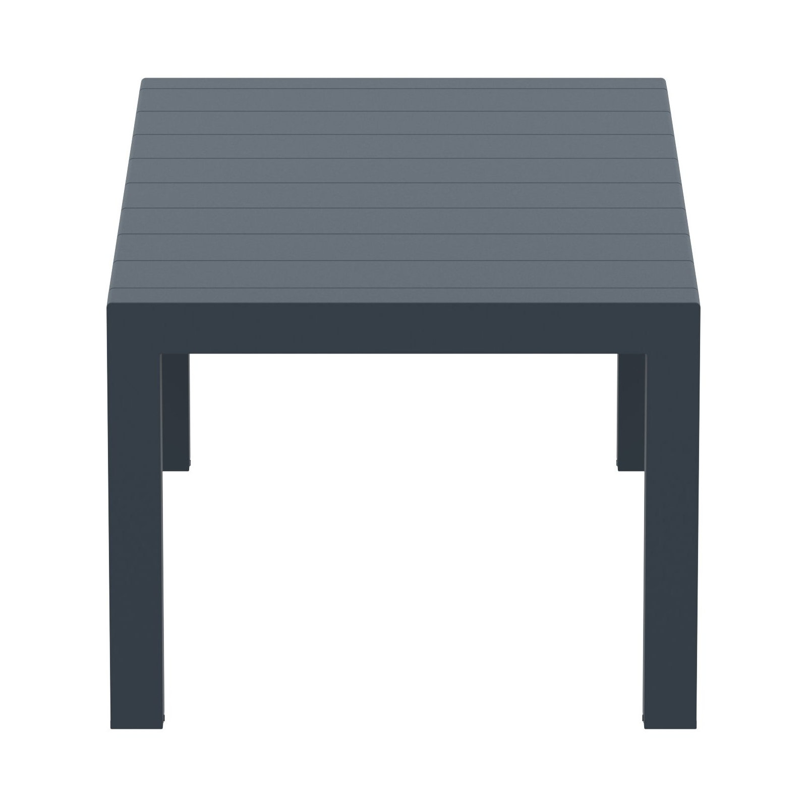 Farrah Extendable Plastic / Acrylic Outdoor Dining Table, Rattan Gray, 39" W x 102" L x 29.5" H