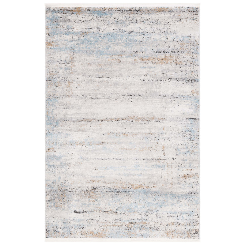 Toccata Shivan Performance Abstract Rug, Rectangle 4' x 6'