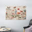 Winston Porter Floral Eucalyptus Wall Hanging Tapestry Soft Efflorescent Rose Warm Taupe Green-417180397