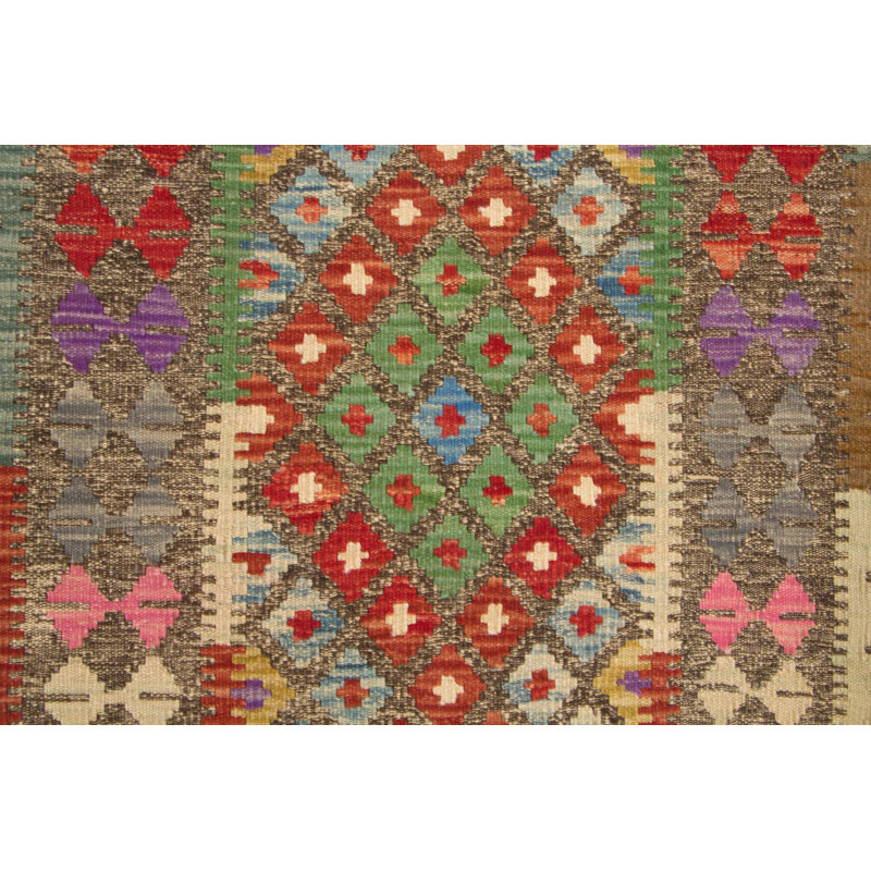 Geometric Hand Woven 86cm X 134cm Area Rug