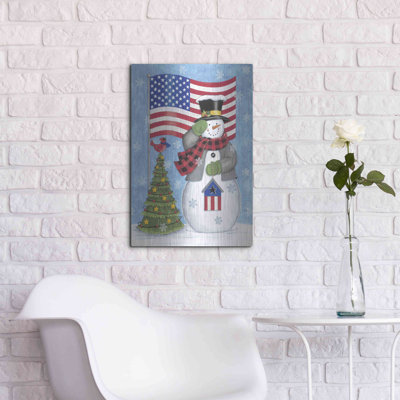 «Patriotic Snowman» par Deb Strain