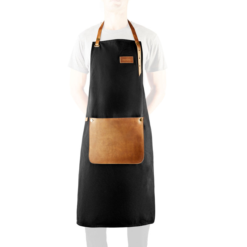 Solid Colour Canvas Bib Apron