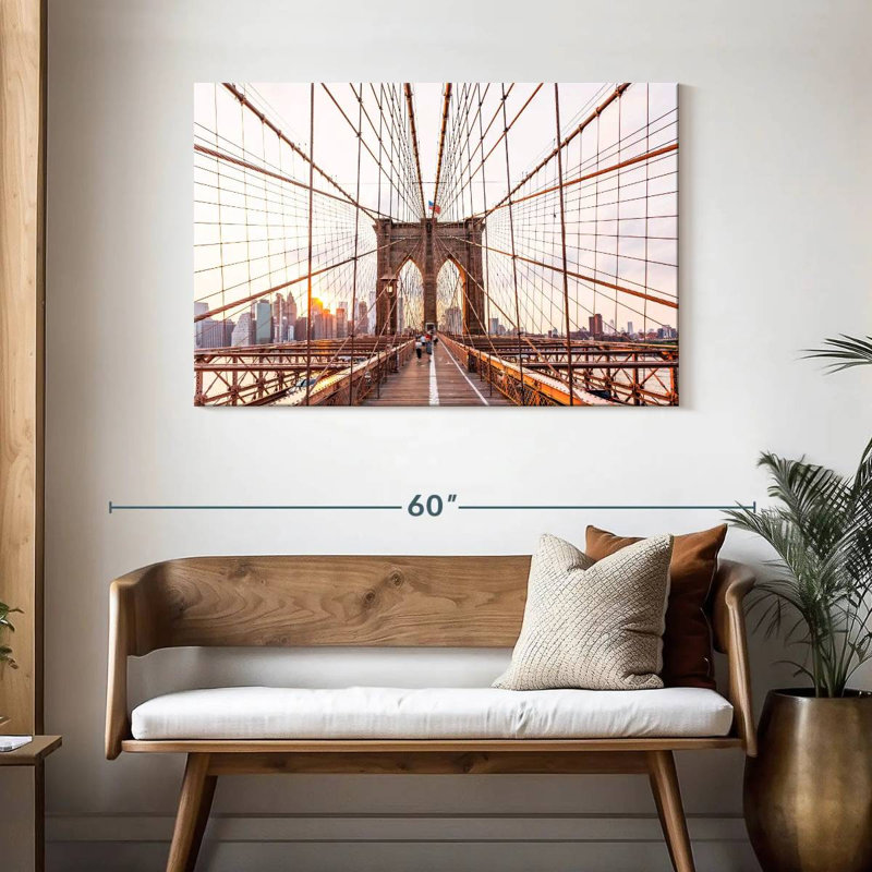 Lilie Brooklyn Bridge, Manhattan, H 30 po x l 45 po