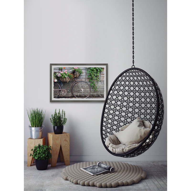 «Bike Planter», reproduction encadrée, H 20 po x l 30 po x P 1,5 po