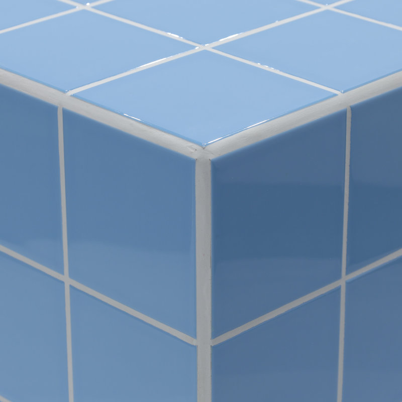 Table d'appoint Rebekah, Bleu clair