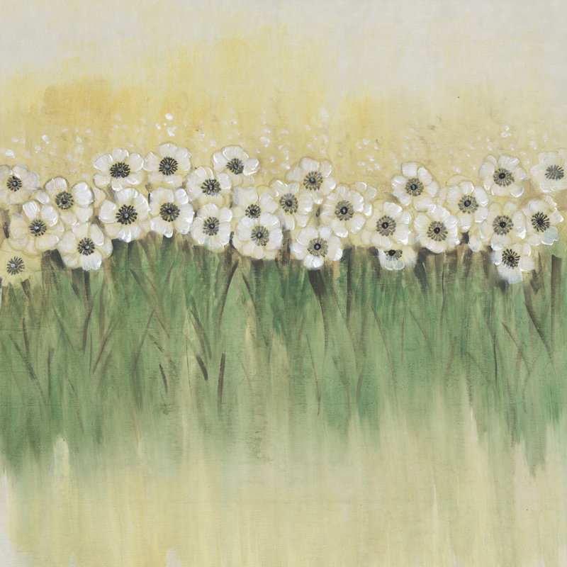 Rows Of Flowers I by Timothy O' Toole - Wrapped Canvas Painting, 30cm H x 30cm W x 3.8cm D