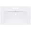 Dessus de meuble-lavabo de lavabo de salle de bain 30 po. Fabriqué en résine, solide et fiable. 3 trous de robinet. Surface lisse pour un nettoyage facile et rapide. Convient aux armoires de 30 po. Blanc. Matériau: l 28,21 po x l 18,21 po x H 6,72 po.
