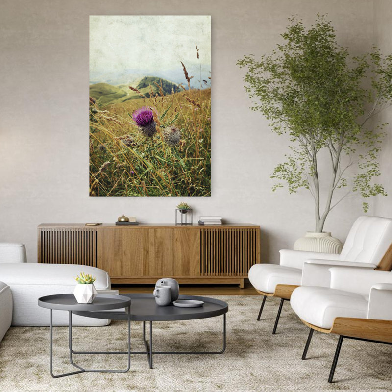 Art contemporain, paysage pacifique abstrait montagne, art contemporain, H 48 po x l 32 po