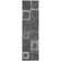 Machine Washable Indoor/Outdoor Cicel ACN1142 Black Rug