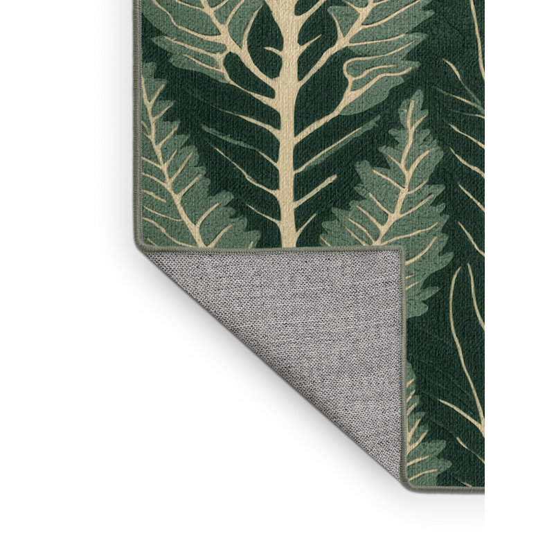  Tapis lavable de légumes chou de mer, Rectangulaire 3 pi x 5 pi