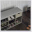 Banc de rangement multifonctionnel pour hall d'entrée avec coussin rembourré, tiroir et compartiments ouverts pour chaussures et accessoires