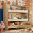 3-Tier Toy Storage & Organizer Bookshelf with Cubbies & 2 Removable Drawers - Kids Room Multi-Functional Storage Solution-1052874874