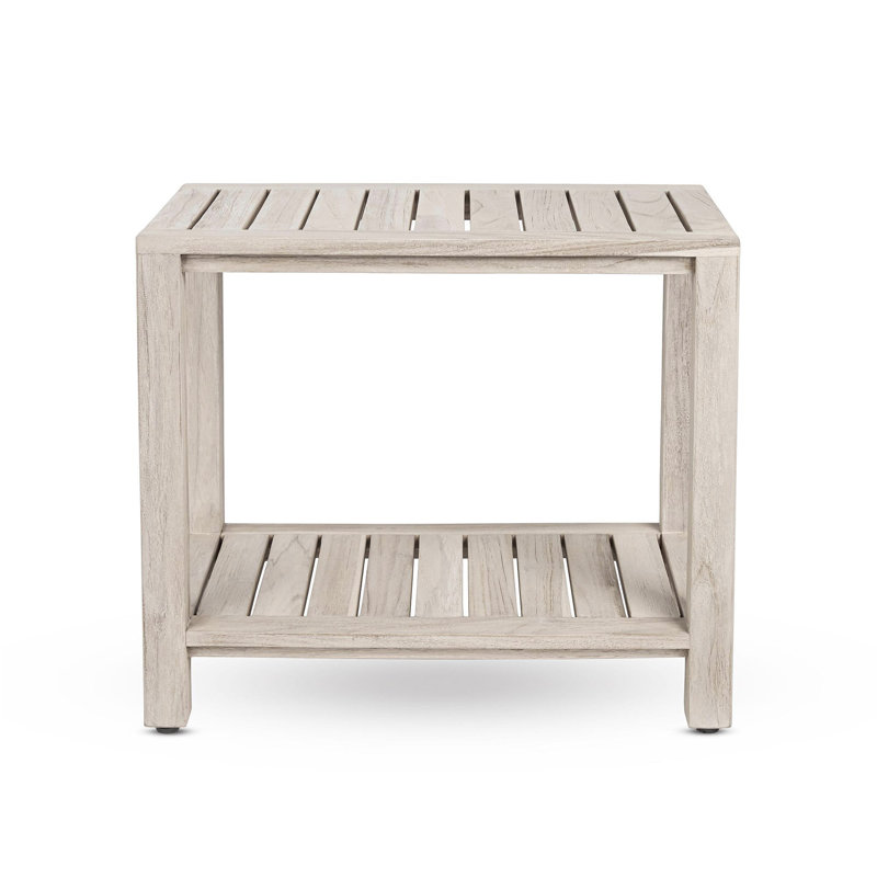 Elisa 21 Inch Teak Shower Bench