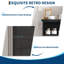 Armoire de salle de bain autoportante Farmhouse avec portes et tiroirs Farmhouse-536040202