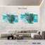 Abarca Music Harmony In My Head On Canvas, reproduction de 4 pièces-93822352