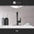 Davvid Collection Single-Handle High-Arc Lavatory Bathroom Sink Faucet with Drain Assembly - Matte Black-47533733