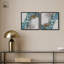 «Melting Gold Flow Square», toile par Coastal Abstracts par Art Remedy-111803111-111803113