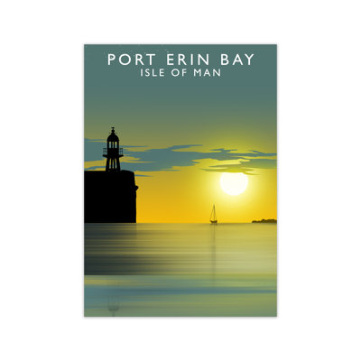 Port Erin Bay Isle Of Man by Richard O'Neill - Print