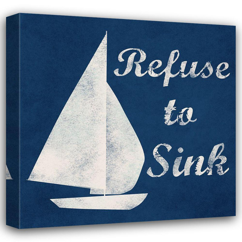 Art sur toile tendue, Breakwater Bay Prime, Marcus Gallery, Refuse To Sink, H 36 po x l 36 po