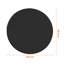 Tapis de trampoline de remplacement de 15 pi avec anneaux en V de 96 po - Surface de saut noir robuste pour ressorts de 7 po-126172651