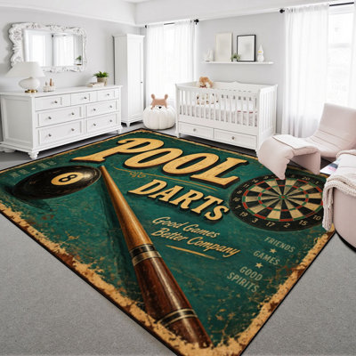 Faux Fur Abstract Rug