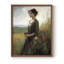 WOMEN Series CCCCXVI - reproduction encadrée de qualité supérieure - prête à être accrochée - aucun clou requis