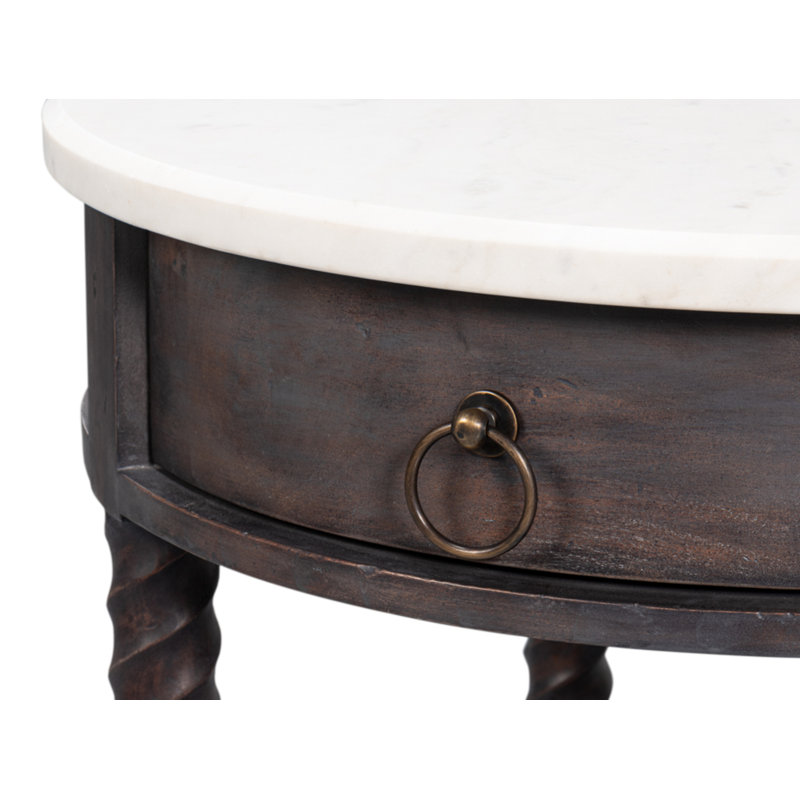 Barley Marble End Table