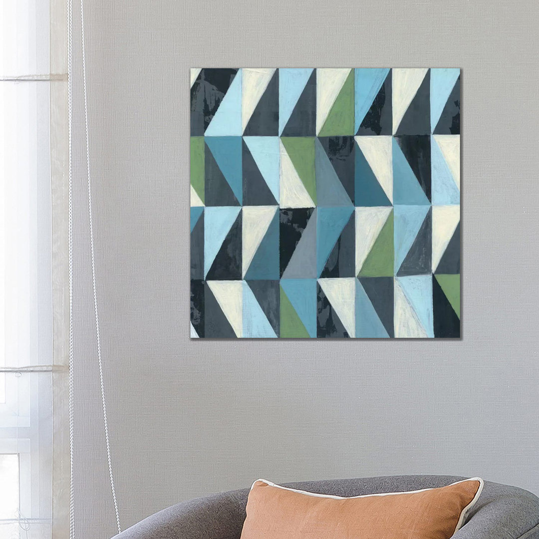 Geometric III von Tava Studios - Galerieverpackte Leinwand Giclée auf Leinwand