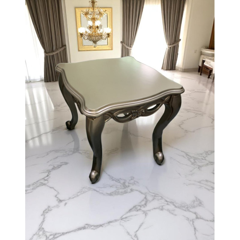 Czajkowski Solid Wood End Table