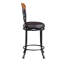 Chaise de salle à manger à hauteur de comptoir pivotante 1pc