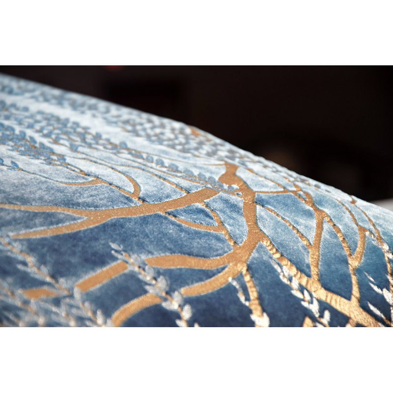 Willow Rayon/Viscose Reversible Throw Pillow, Moonstone, 20" x 20"