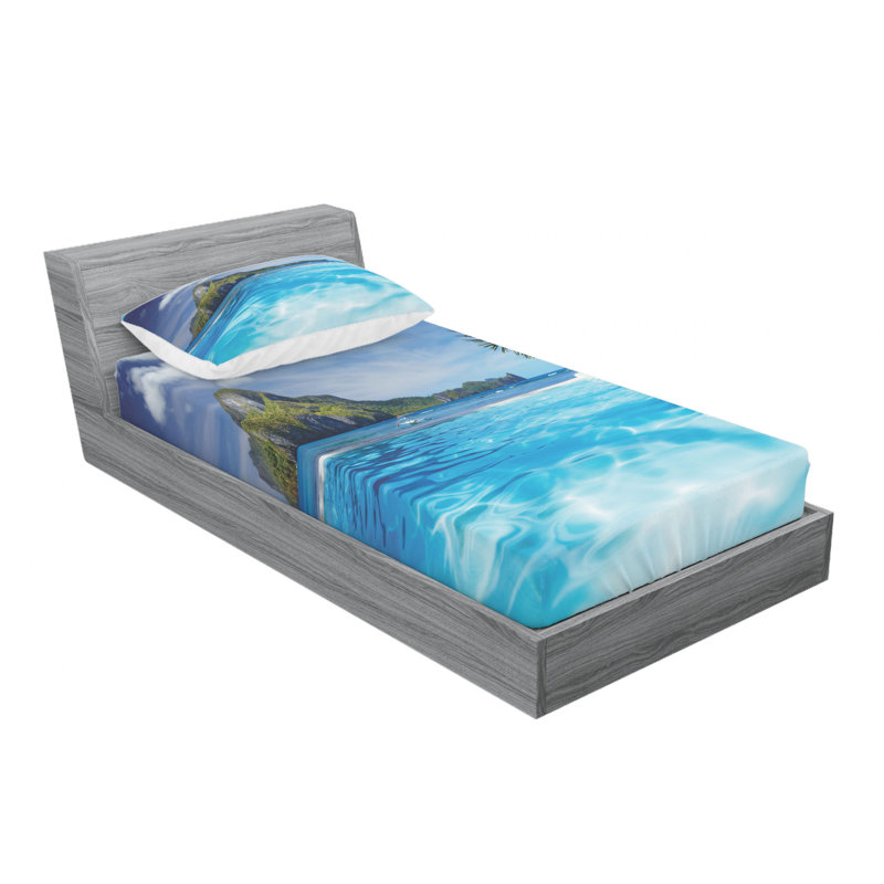 Microfiber Sheet Set, Twin XL Sheet Set with Fitted Sheet