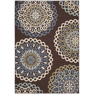 Tapis d'intérieur / extérieur à motif géométrique Centeno Veranda Performance