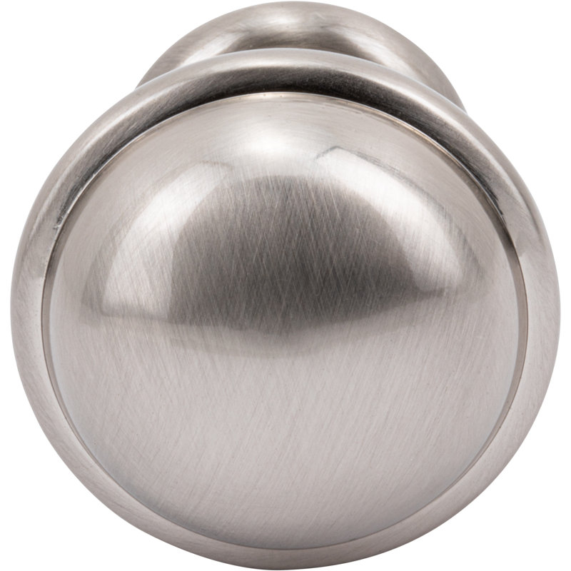 Ronan Diameter Round Knob, Brushed Satin Nickel, 1 1/4"