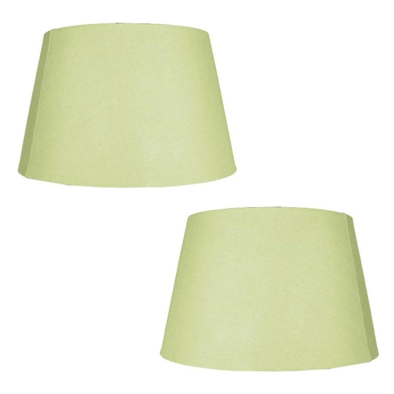 Talaina 25cm H Cotton Lamp Shade, Sage Green