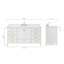 Meuble-lavabo simple 67 po avec dessus Cambridge-132366094-90865028