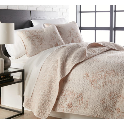 Harmony Collection Microfiber Reversible Quilt Set