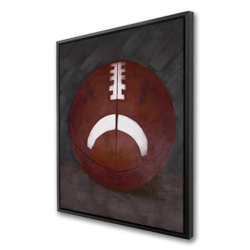 Ballon de football - objet Cave, H 49,25 po x l 37,25 po