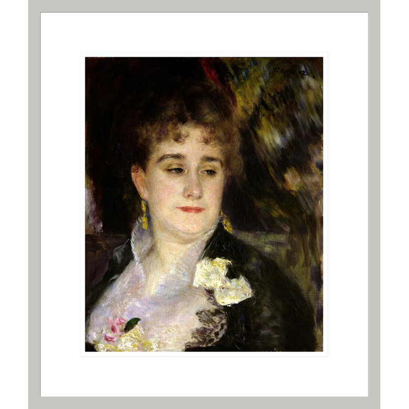 «Madame Georges Charpentier (1848-1904)» par Pierre-Auguste Renoir, impression giclée encadrée, 20,6 po H x 17,75 po L