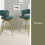 Stool Set Of 2,Legs Barstools No Adjustable Kitchen Island Chairs,360 Swivel Bar Stools-1226156777-1226156779