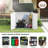 EHHLY Horizontal Resin Storage Shed, 47 Cuft Garden Tool Sheds & Outdoor Storage, Outdoor Plastic Storage Cabinet Waterproof, 4.5 x 2.8 ft Backyard Outside Lawn Mower Storage Shed-107293857