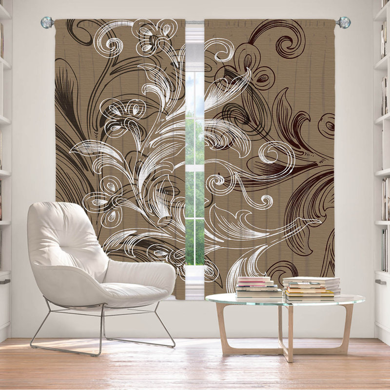 Delaughter Room Darkening Curtains / Drapes Pair, 40" W x 82" L