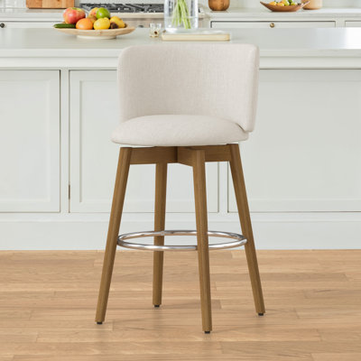  26'' Swivel Bar Stool - Fabric