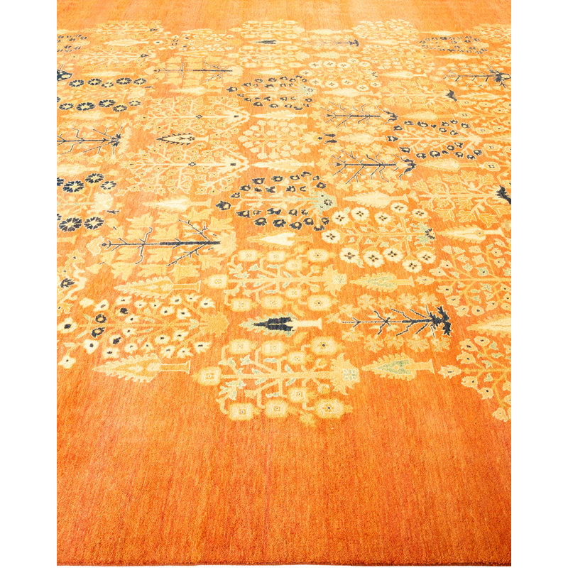 Virgel One-of-a-Kind 9' 0" X 12' 2" Hand Knotted Area Rug