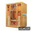 Vidalux Premier 3 Person Full Spectrum Infrared Sauna With Complete Heat