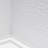 Matte White Textured 60"W x 75"H 3-Piece Premium Solid Surface Tile-Design Tub & Shower Wall Panel Surround Kit – Easy to Install, Trimmable, 1/8" (3mm) Thick-120778245