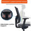 Chaise de travail ergonomique en maillage