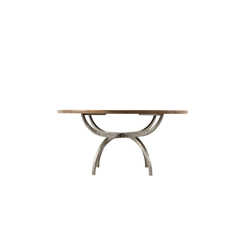 Echoes Round Solid Wood Dining Table, 30" H x 64" L x 64" D